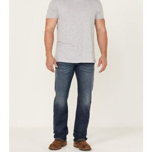 Moonshine Spirit Men's Decker Slim Straight Stretch Denim Jeans